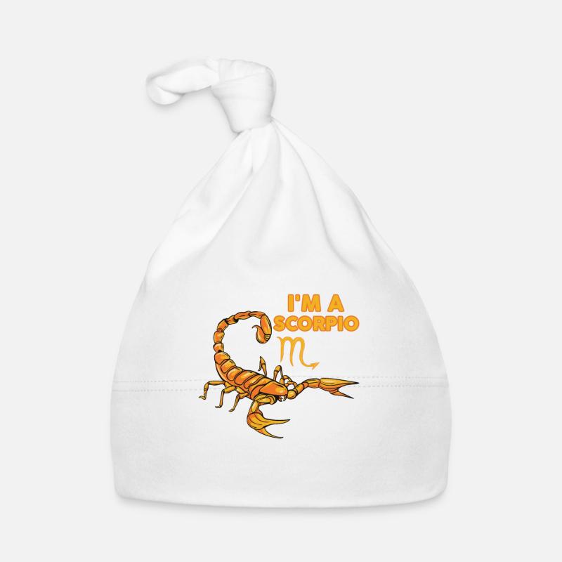 Zodiac Sign - I'm A Scorpio - Party Organic Baby Cap