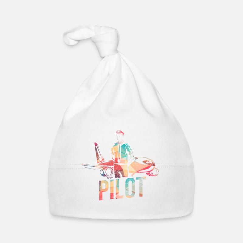 Pilote d'avion Bonnet bio Bébé