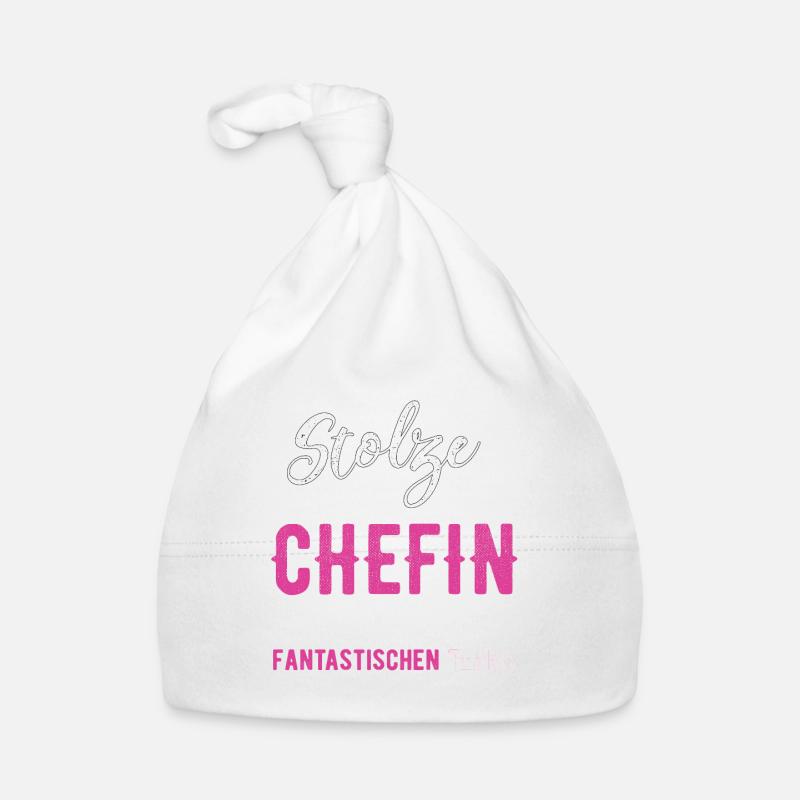 Stolze Chefin Geschenk Leiterin Abteilungsleiterin Baby Bio-Mütze