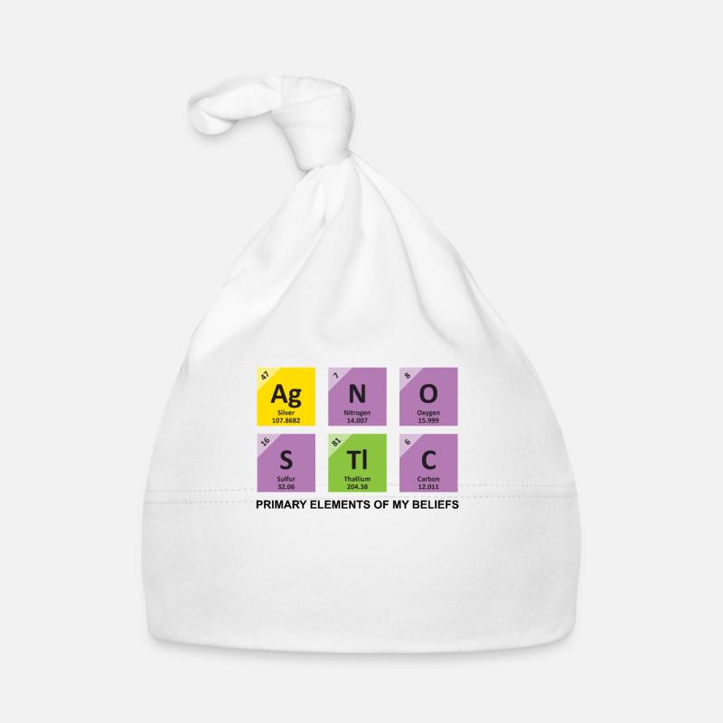AGNOStiC | Les éléments principaux de mes croyances Bonnet bio Bébé