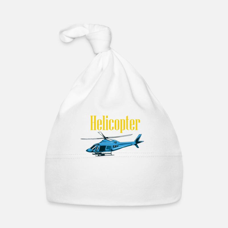 HELICOPTER: Helicopter Definition Gift Baby Bio-Mütze