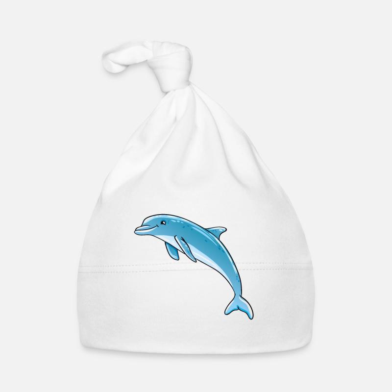 Delfin Baby Bio-Mütze