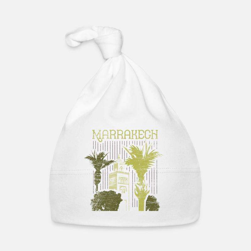 Marrakech Maroc Bonnet bio Bébé