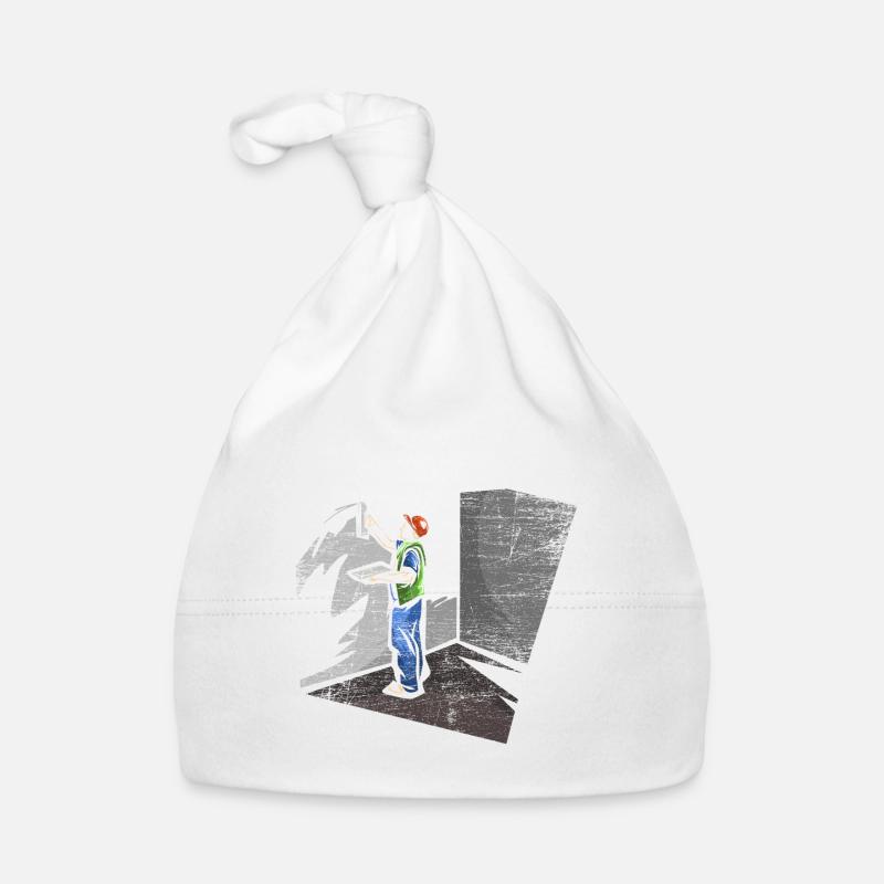 Plasterer cleaning work Organic Baby Cap