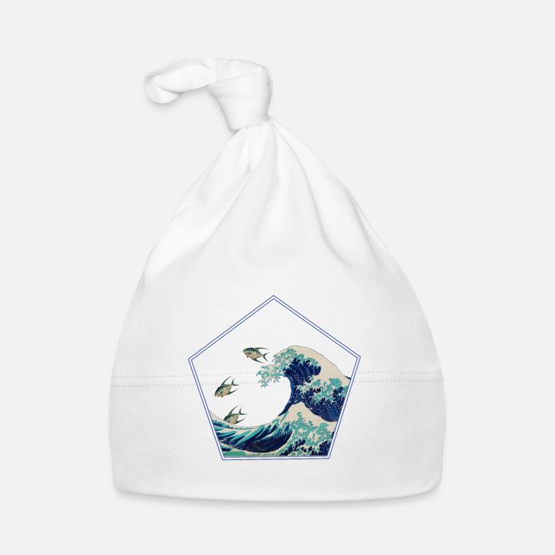 Great Wave Organic Baby Cap