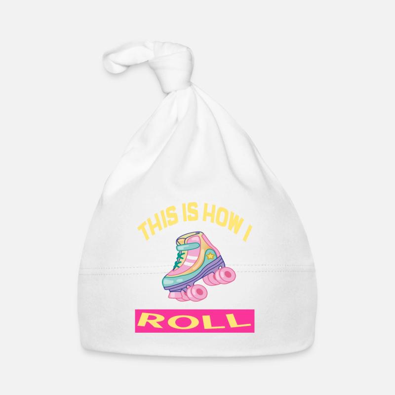 C'est comme ça que je roule Rollerskates Rollerskating Bonnet bio Bébé