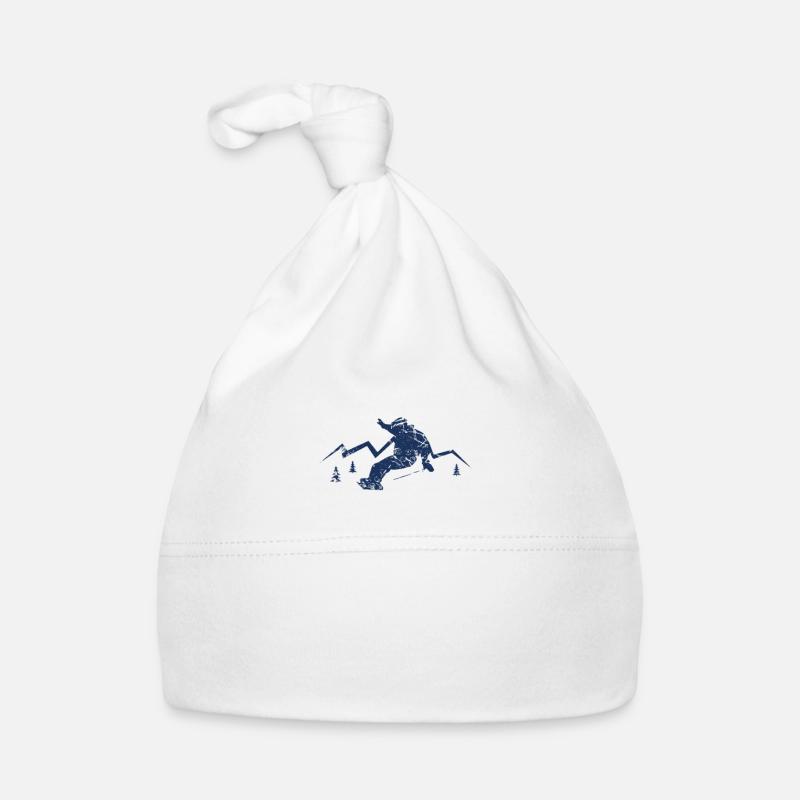 Snowboard Snowboarder Snowboarden Snowboarding Baby Bio-Mütze