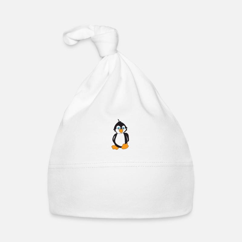 Pinguin Penguin kalt Eis Schn funny witzig Humor Baby Bio-Mütze