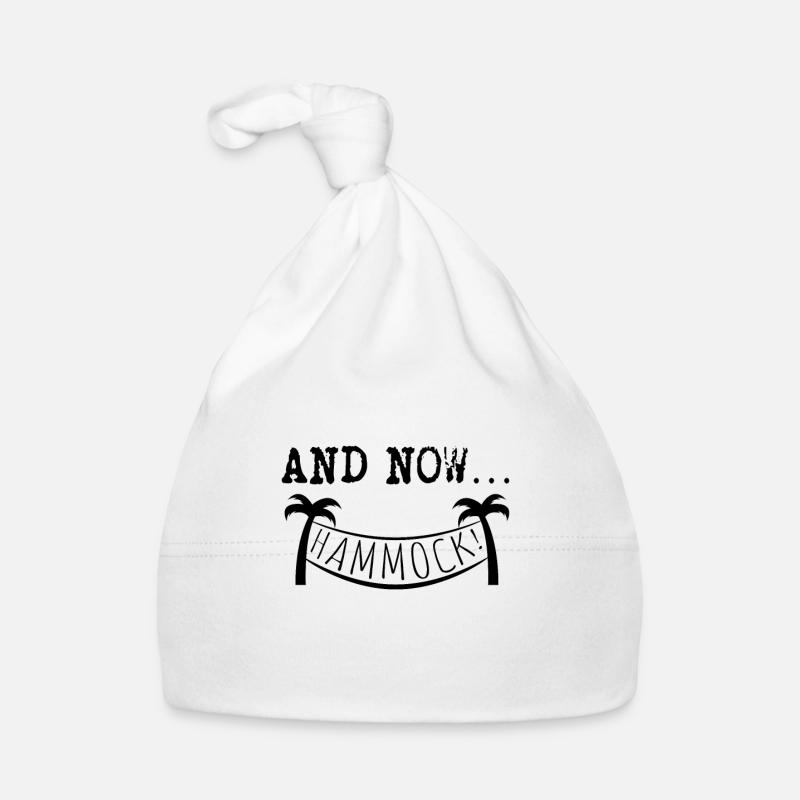 et maintenant ... Hamac Hamac - Bonnet bio Bébé - blanc