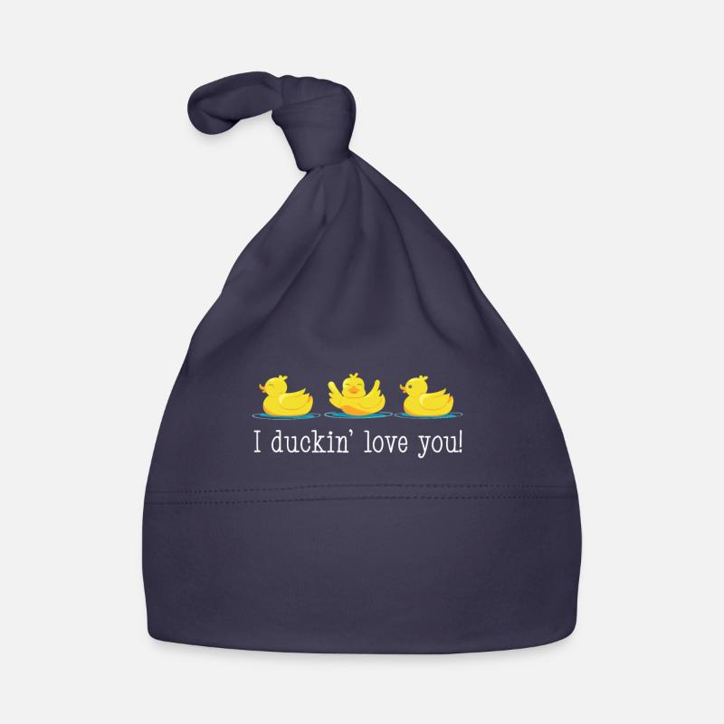 Duck rubber duck breeding ducks Organic Baby Cap