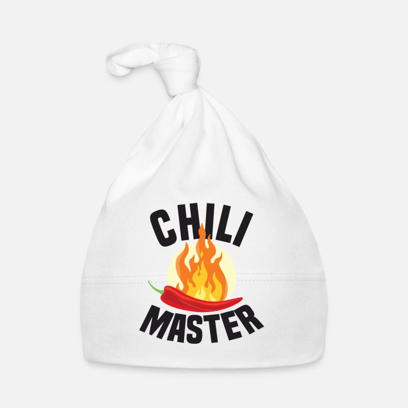 Chili Master Chilli Scharf Essen Geschenk Scoville Baby Bio-Mütze