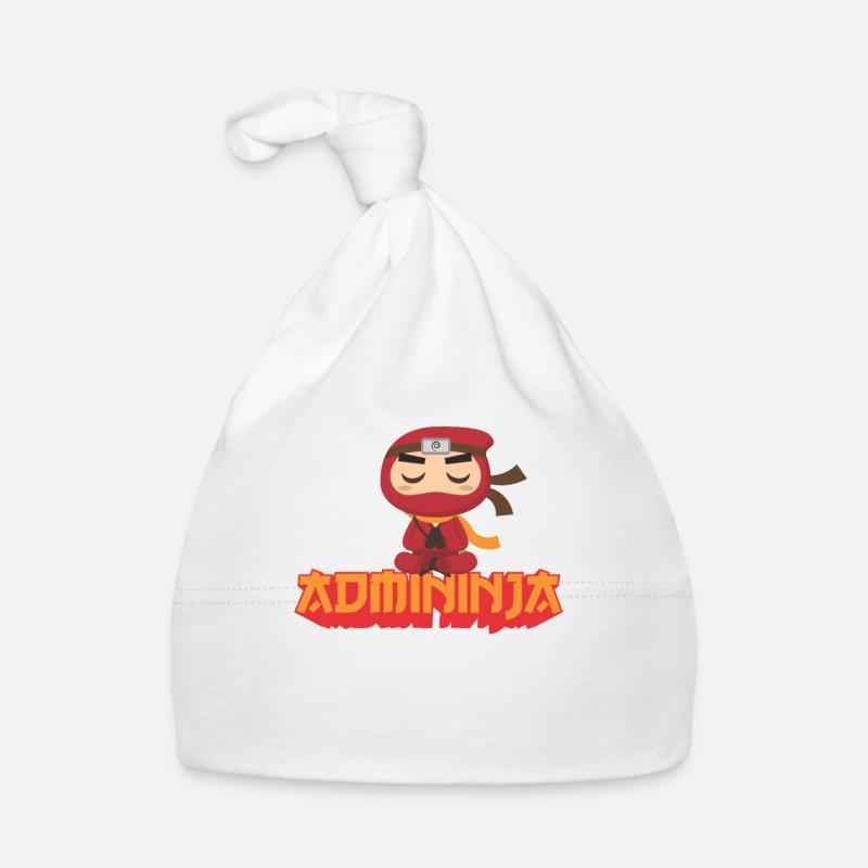 Admininja computer scientist computer science administrator Organic Baby Cap