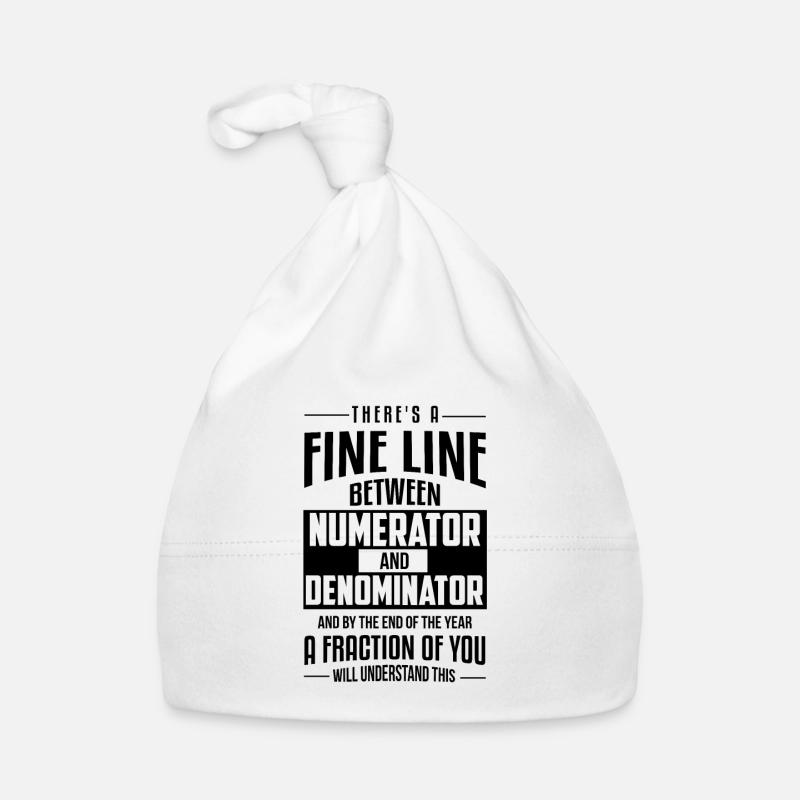 Mathe Baby Bio-Mütze