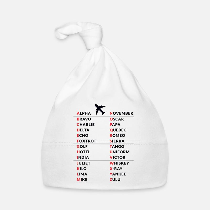 Amateur Amateurfunker Pilot Code Geschenk Baby Bio-Mütze