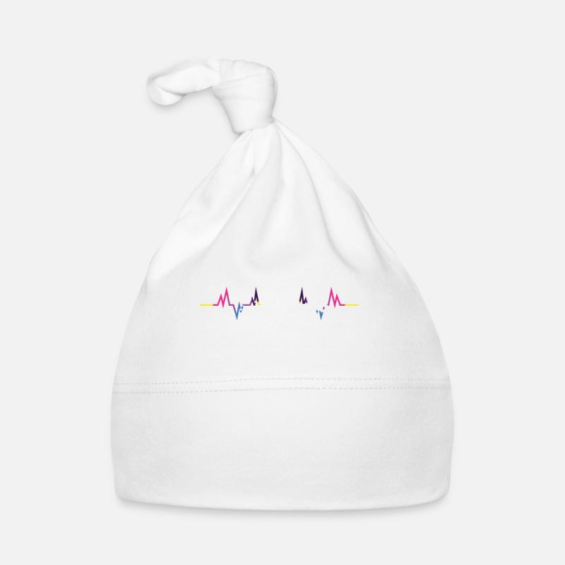Schwimmen Schwimmer Herzschlag Baby Bio-Mütze