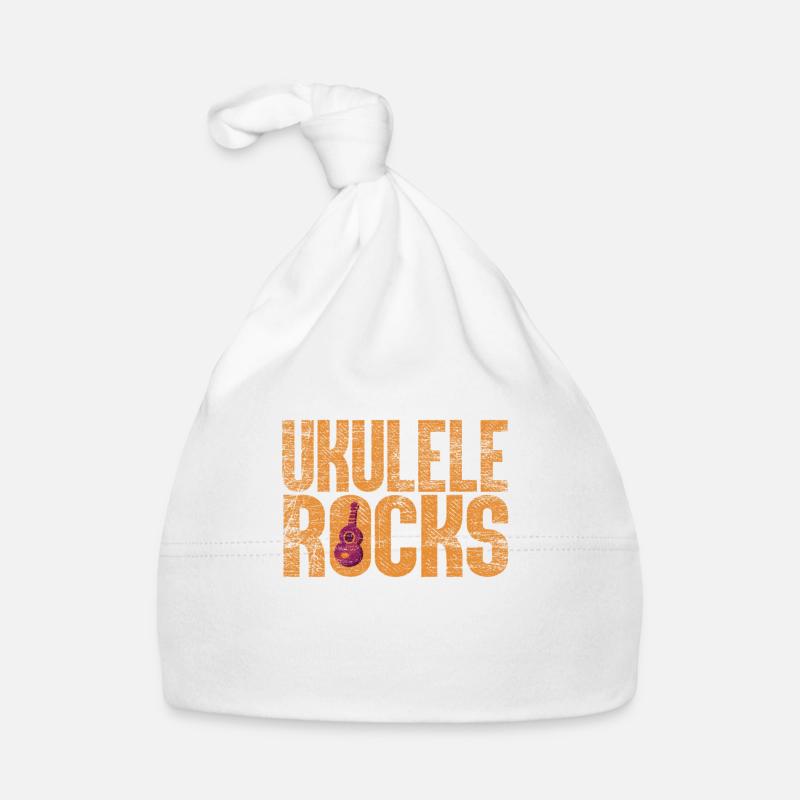 Ukulele rocks Organic Baby Cap