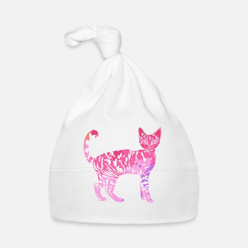 Devon Rex Katze Devon Rex Katze Bunt Baby Bio-Mütze