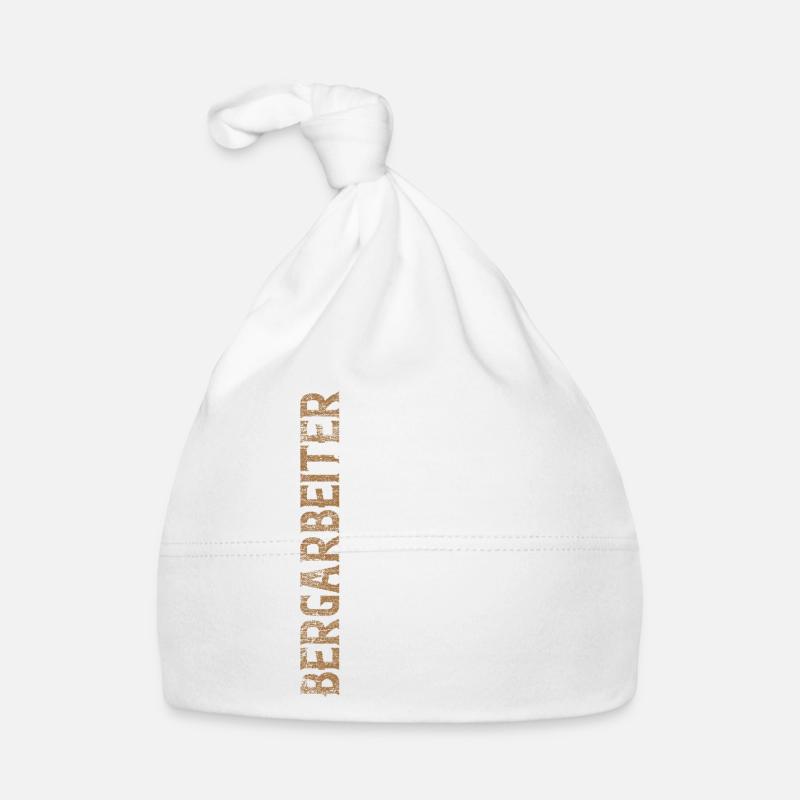 Bergmann Bergbau Kumpel Baby Bio-Mütze