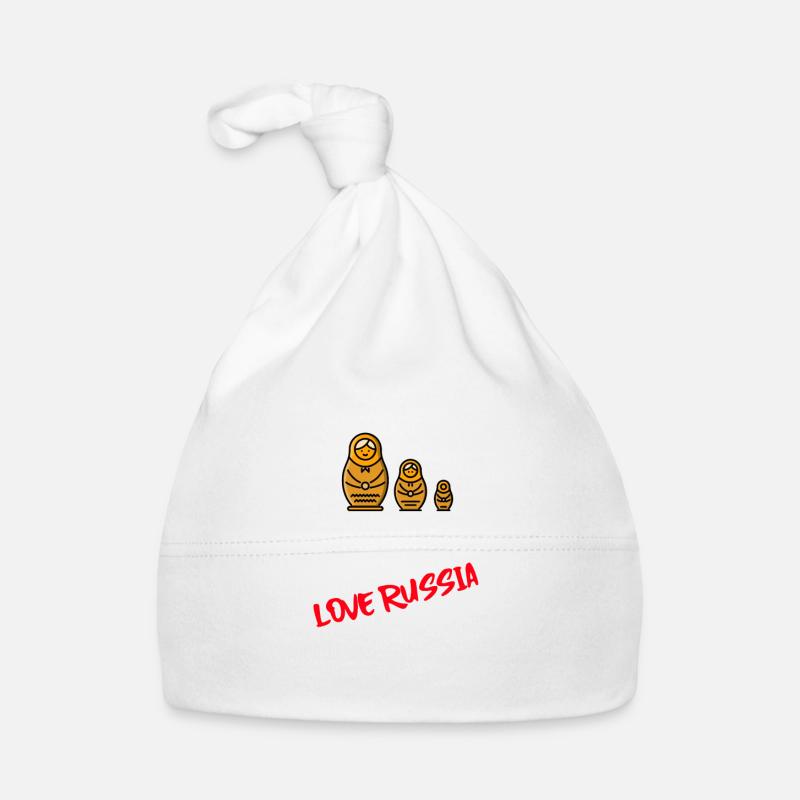 Keep Calm and Love Russia Baby Bio-Mütze