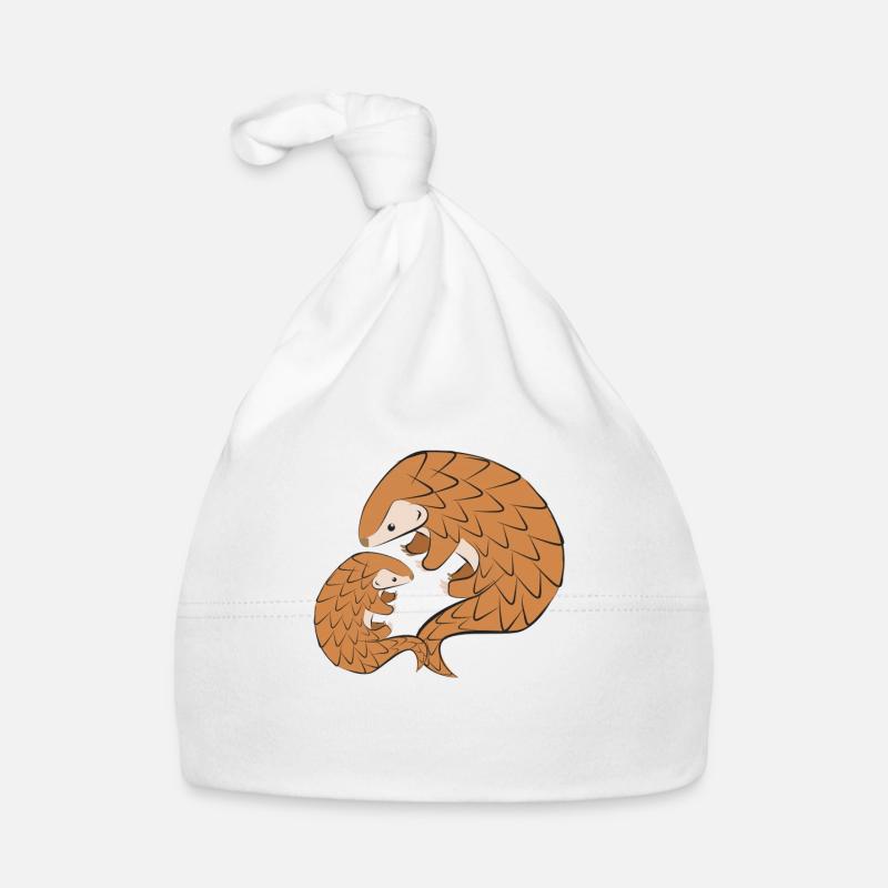 Pangolins mignons - Cadeau d'amant de pangolin Bonnet bio Bébé