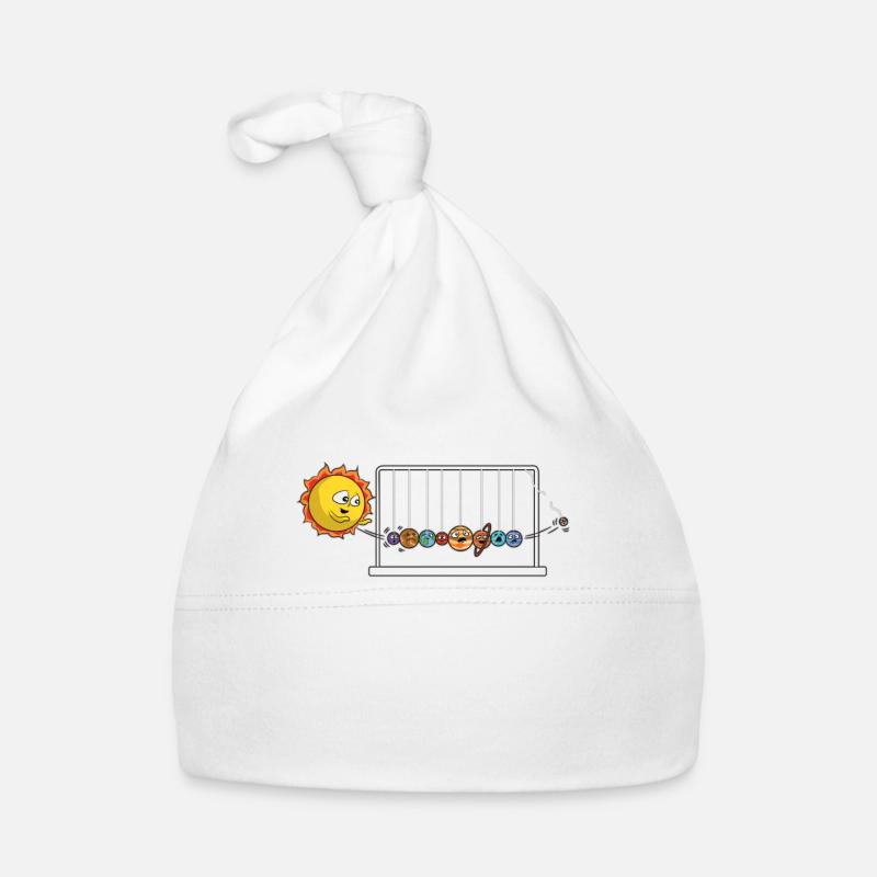 Kinder Sonne Planet Planeten Newton Pendel Pluto Baby Bio-Mütze