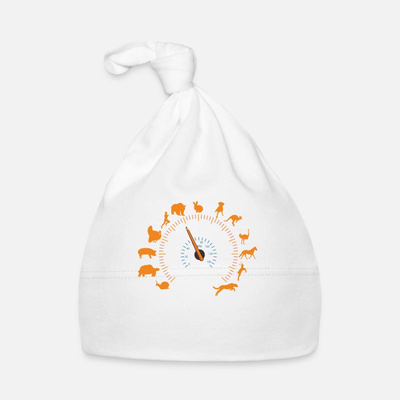 Speed limit for runner speedometer Organic Baby Cap