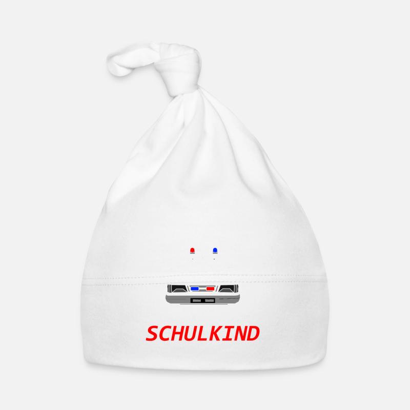 Achtung Schulkind Polizei Schule Baby Bio-Mütze