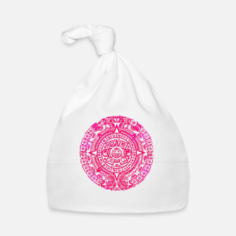 Calendrier Aztèque Maya Aztèque Mexique Bonnet bio Bébé