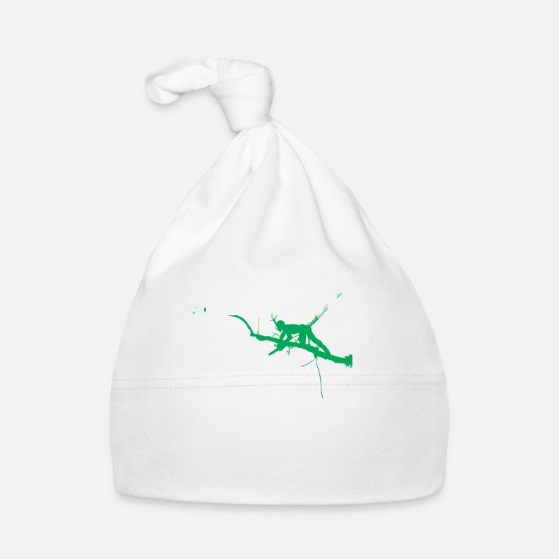 Baumkletterer Baumpfleger Holzfäller Baumzucht Baby Bio-Mütze