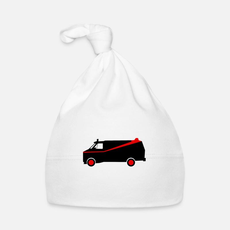 Une équipe GMC Vandura - Bonnet bio Bébé - blanc