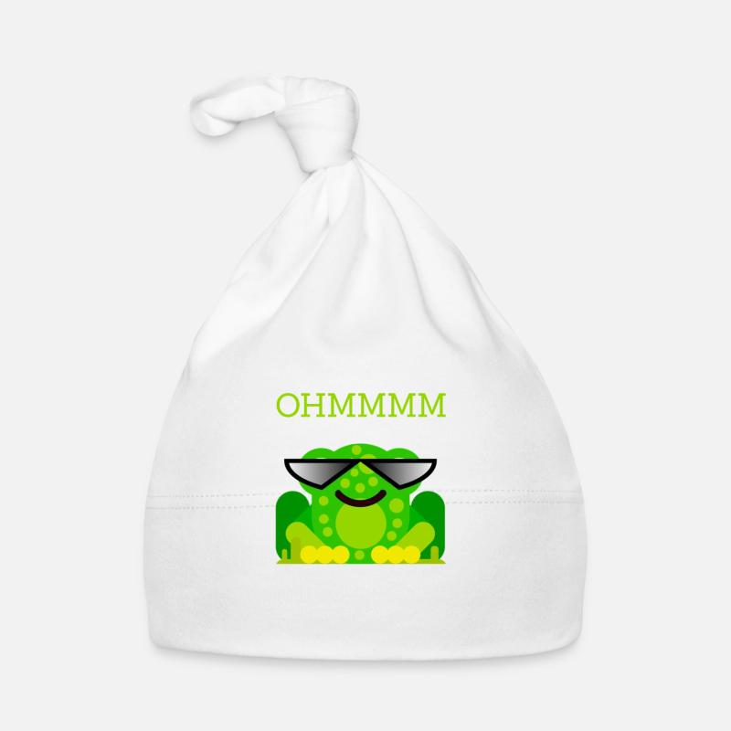 Programmeur de méditation yoga grenouille ohmmmm Bonnet bio Bébé