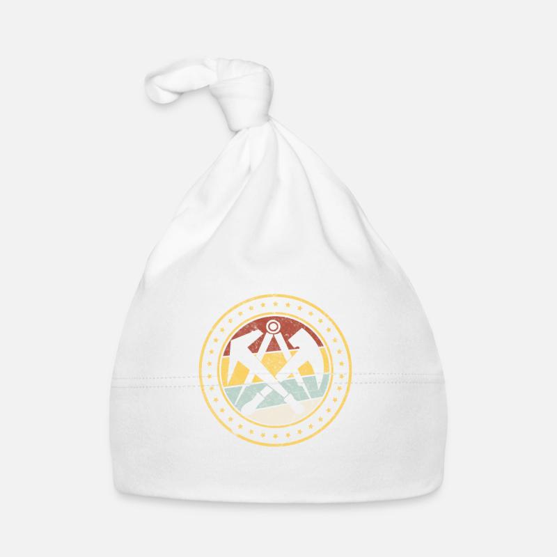 Cadeau de symbole de couvreurs Bonnet bio Bébé