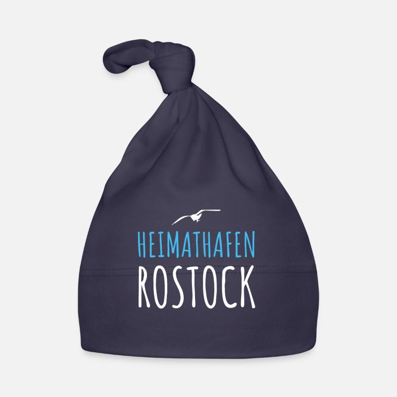 Heimathafen Rostock Rostocker Geschenkidee Baby Bio-Mütze