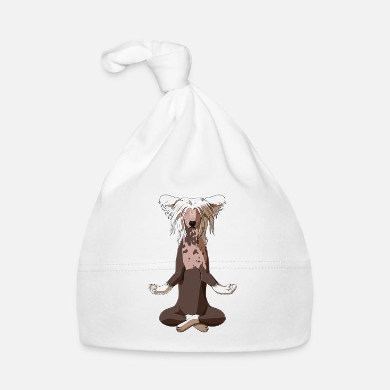 Chien de mer chinois méditant Bonnet bio Bébé