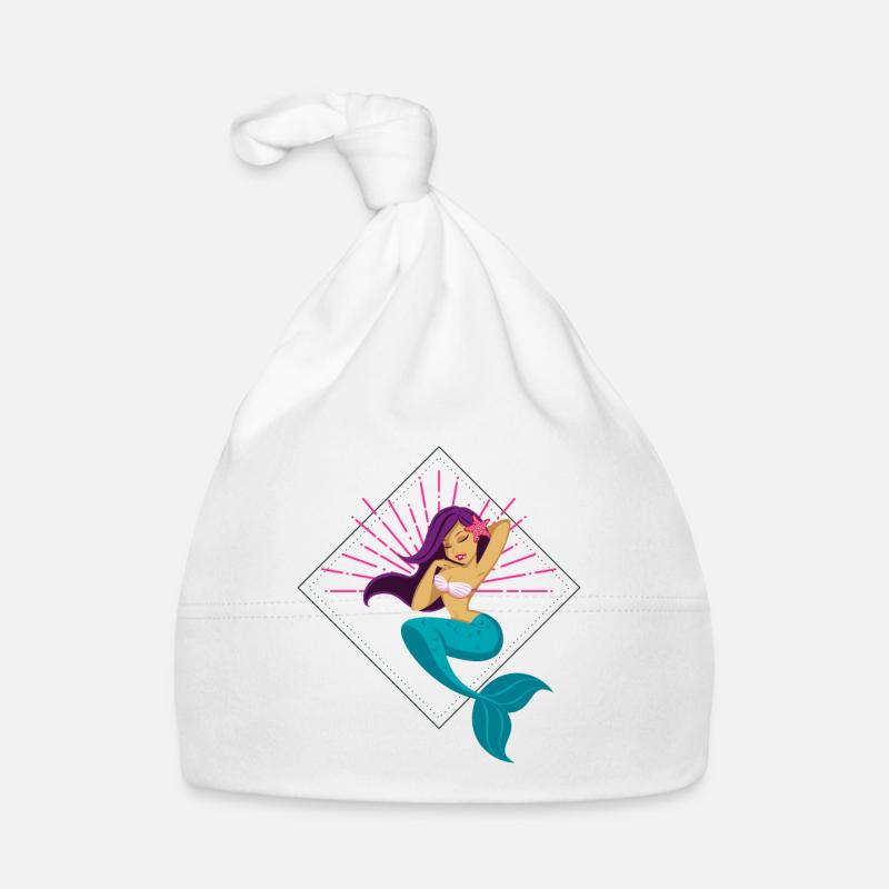 Meerjungfrau Design Baby Bio-Mütze