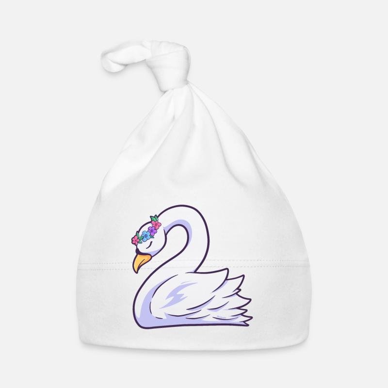 swan Organic Baby Cap