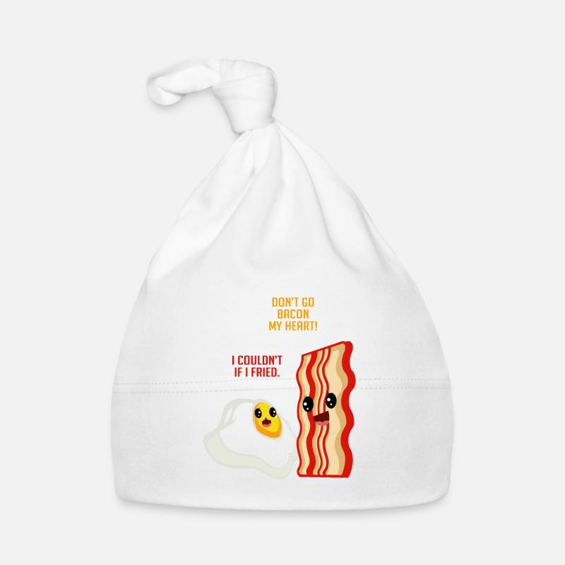 Love Bacon Egg Fried Speck-Liebhaber Geschenk Baby Bio-Mütze