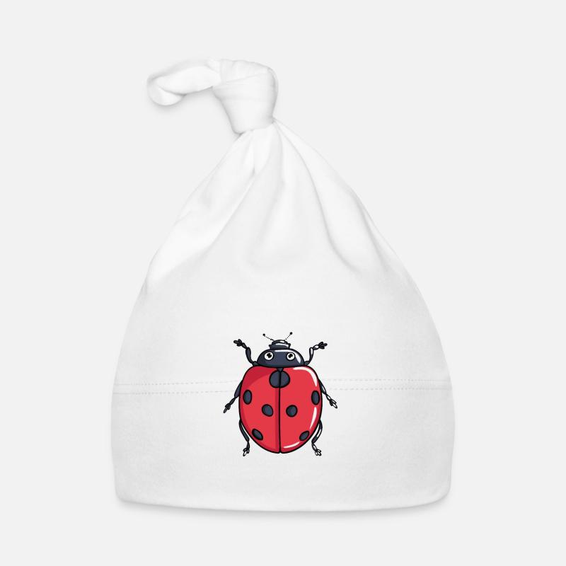 J’aime vraiment les coccinelles Bonnet bio Bébé
