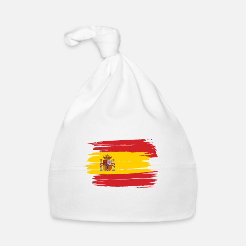 Drapeau espagnol Bonnet bio Bébé