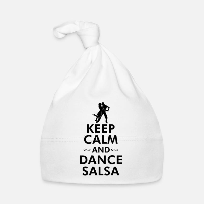 DANSE SALSA - Bonnet bio Bébé - blanc