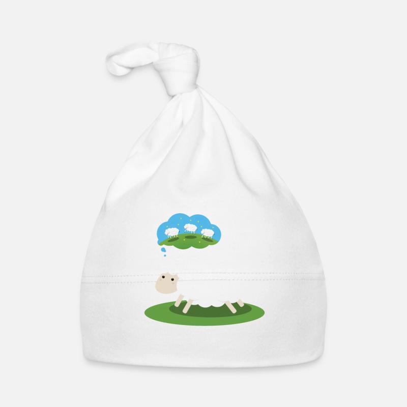 Les moutons rêvent de moutons Bonnet bio Bébé