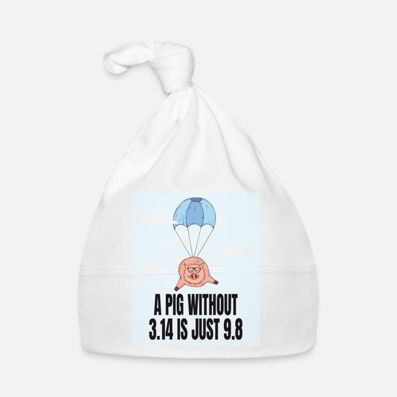 A Pig without 3.14 - Pi Geschenk Idee Baby Bio-Mütze