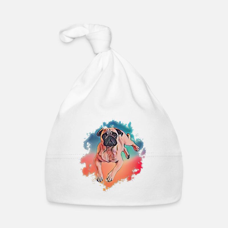 Mops Baby Bio-Mütze