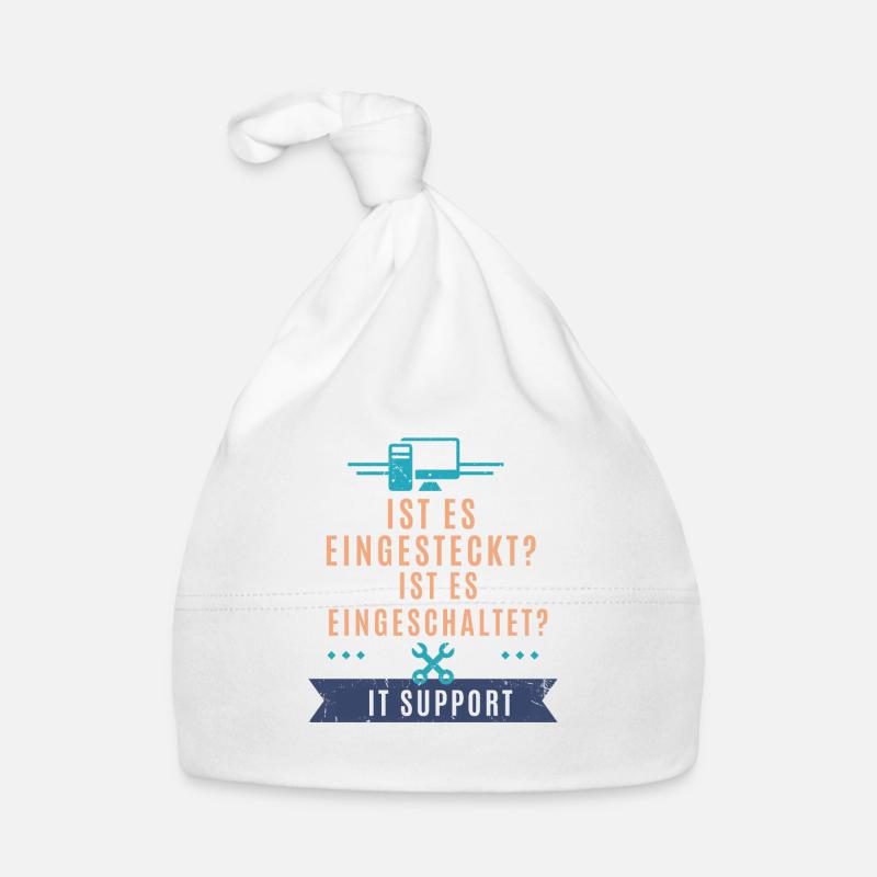 Pc Und Werkzeugsymbol - Tech Support Baby Bio-Mütze