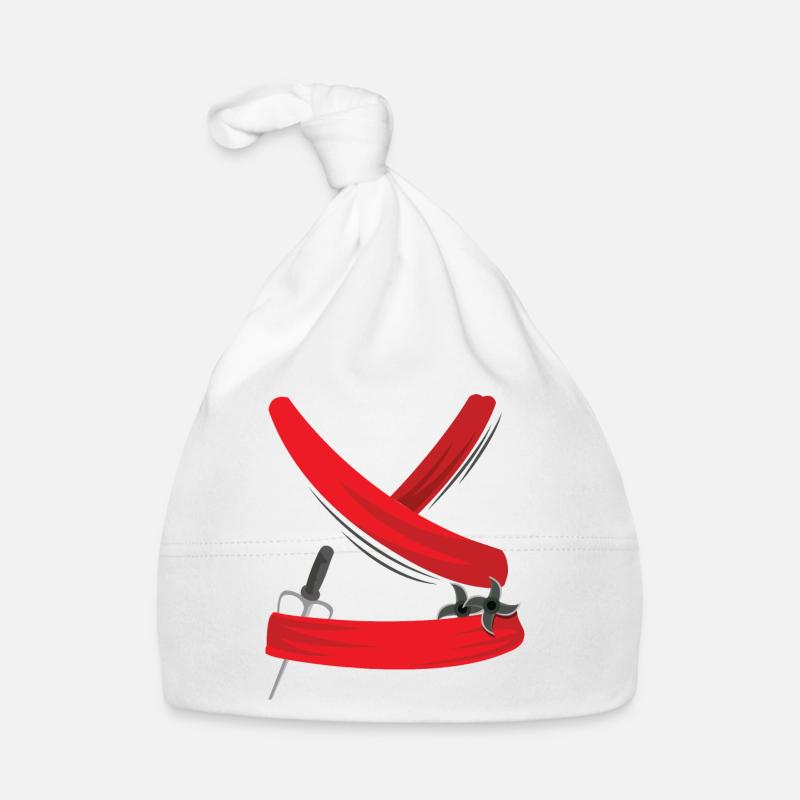 Costume de Ninja Amant d'Halloween Ninja Bonnet bio Bébé