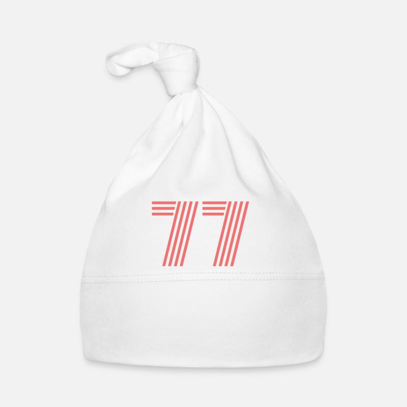 Cool Retro Retrostyle Jersey Number Backnumber Organic Baby Cap