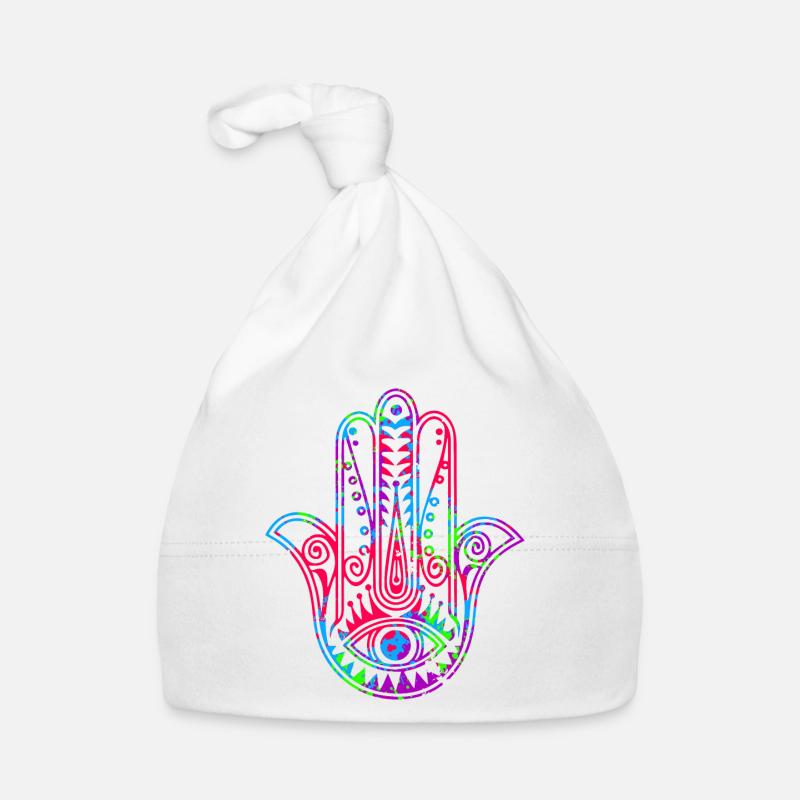 Hamsa Hand der Fatima Baby Bio-Mütze