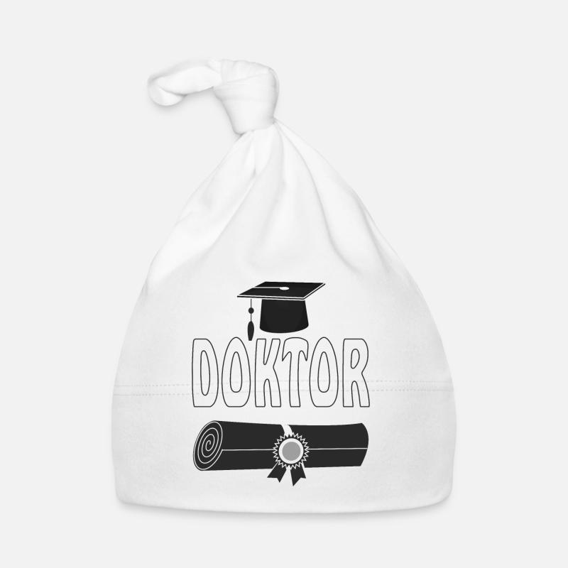 Doctoral hat DOCTOR CERTIFICATE Organic Baby Cap