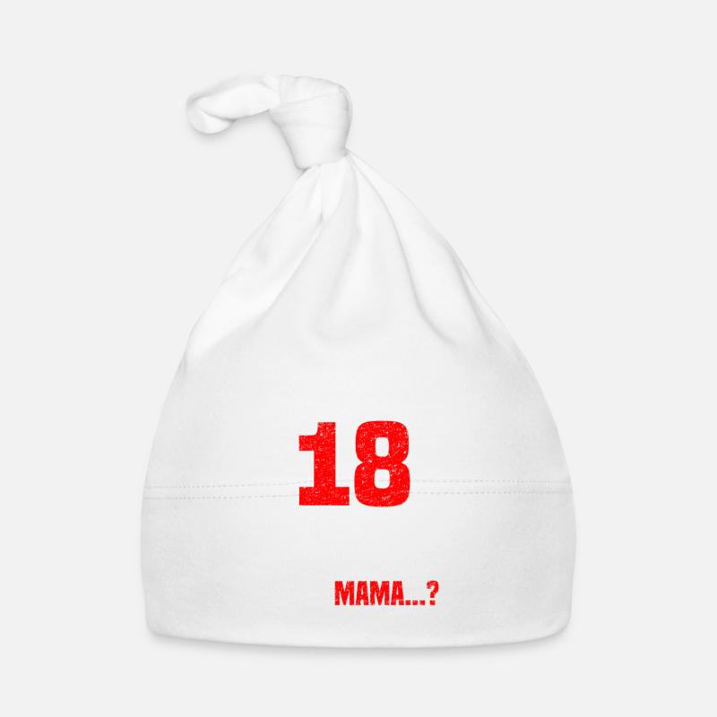 Endlich 18 - 18. Geburtstag Baby Bio-Mütze