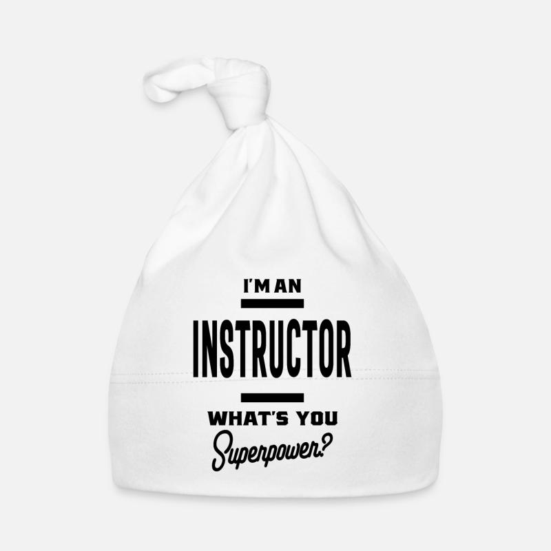 Ich bin ein Ausbilder Berufsbezeichnungsgeschenk Baby Bio-Mütze